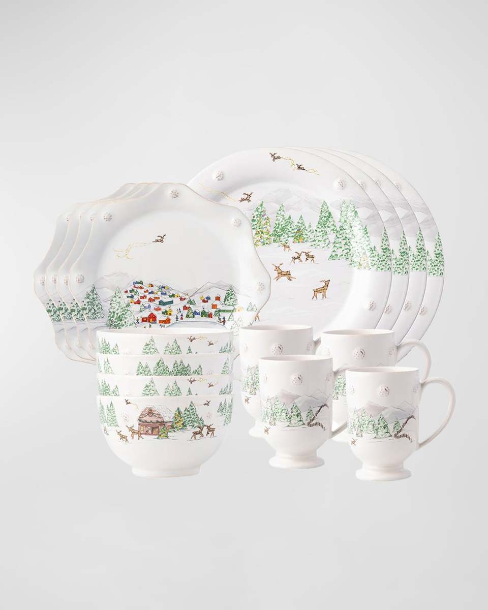 Berry & Thread North Pole 16pc Place Setting